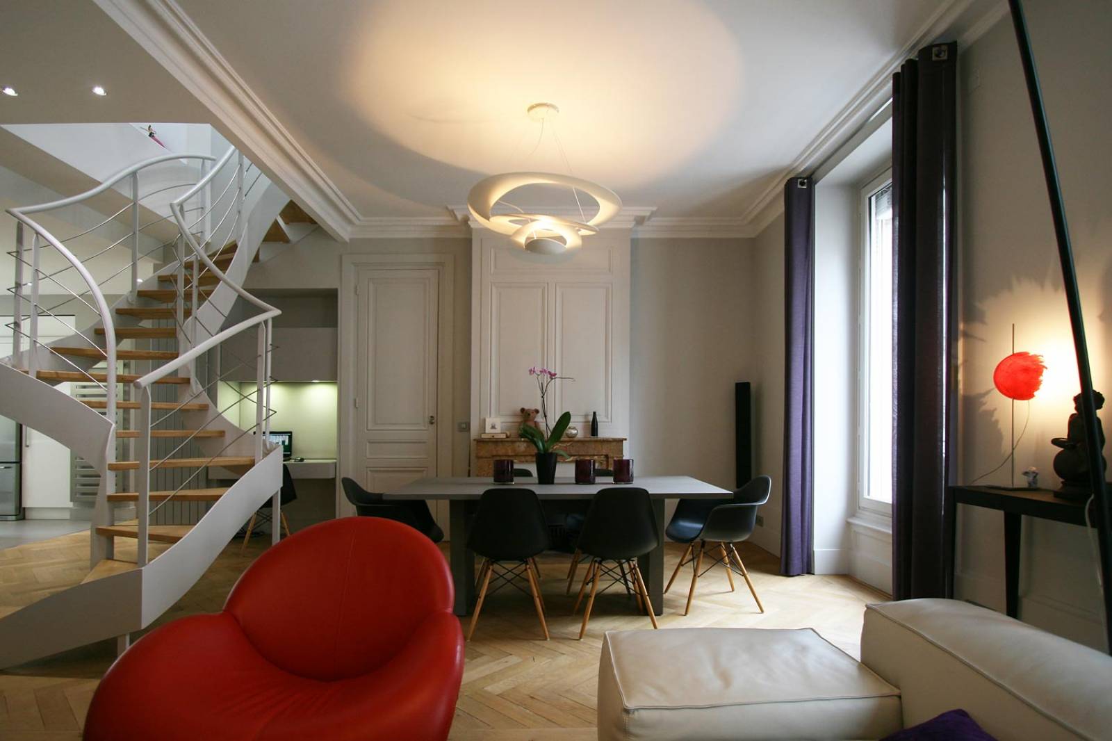 Aménagement d'un appartement en plein centre de Paris