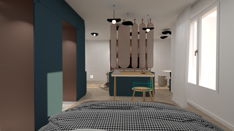Rénovation d'un petit appartement à Paris par un architecte d'intérieur spécialisé