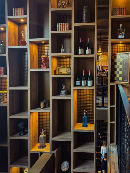 Détail du parastage conçu sur mesure 