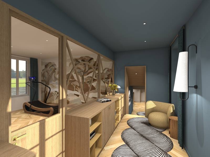 Aménagement d'un logement avec des verrières