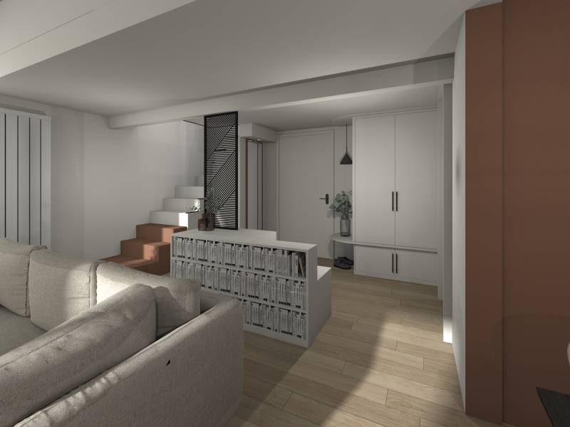 Rénovation des pièces de vie d'un appartement sur Lyon