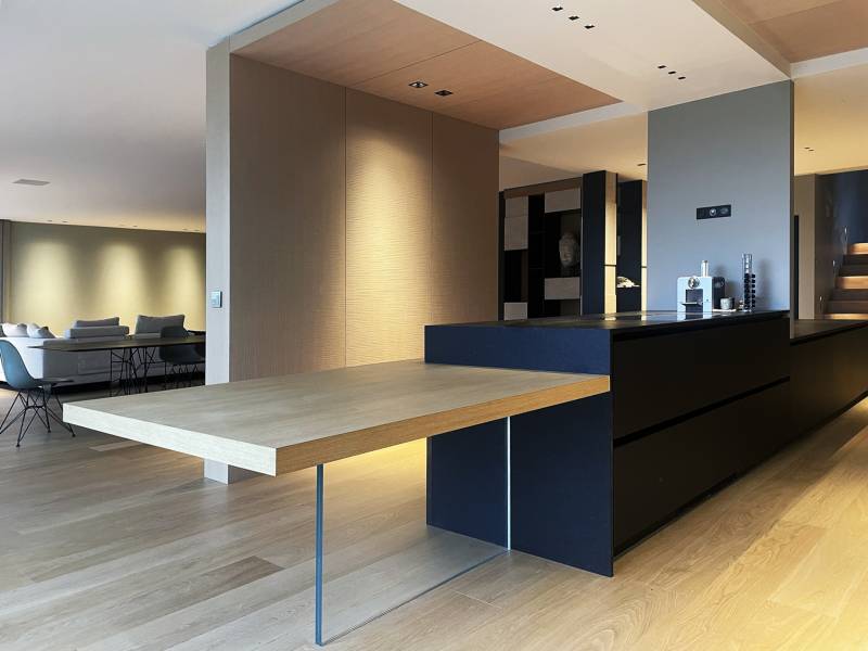 Agencement d'une cuisine pour une maison contemporaine à Paris