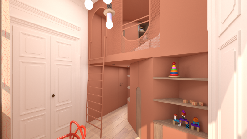 Agencement d'une chambre d'enfant dans un appartement à lyon