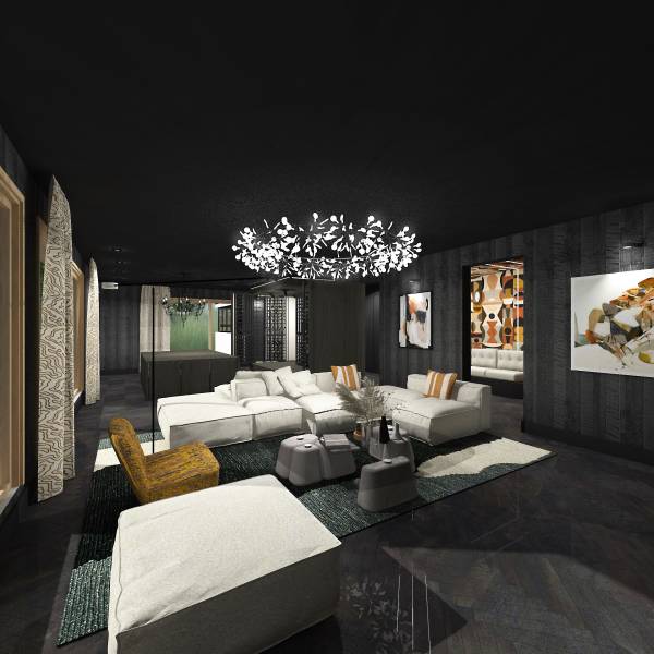 Le noir comme toile de fond : une décoration audacieuse et lumineuse