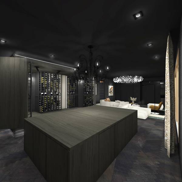 L'art du noir : créer de la lumière dans un espace intime et élégant