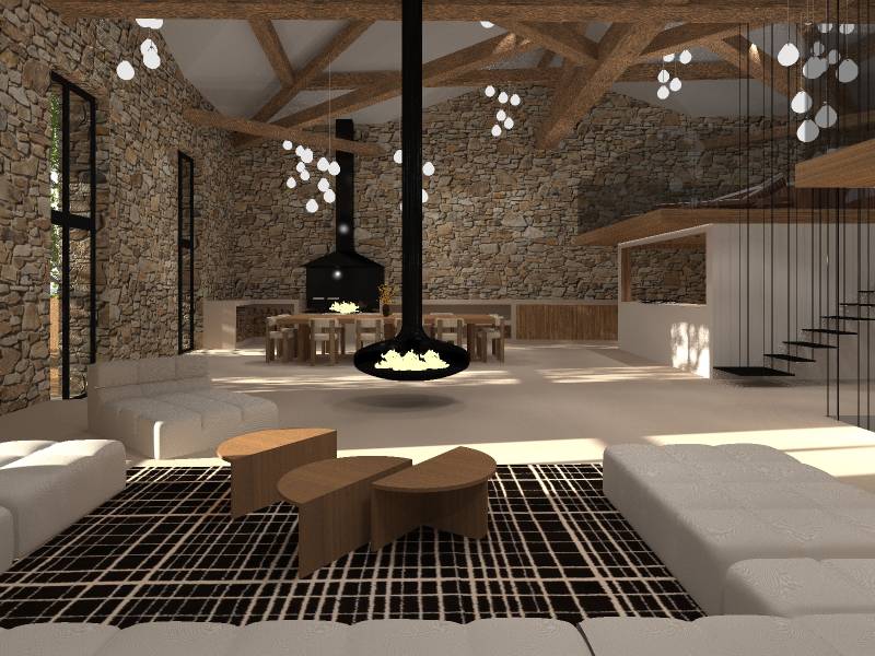 Rénovation élégante d’un espace de réception