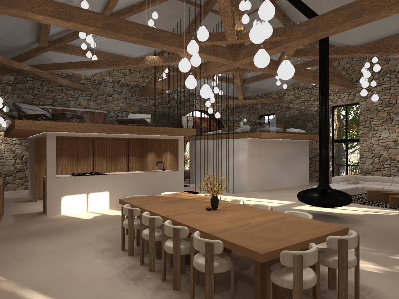 Aménagement d'un lieu de réception sur mesure dans une bâtisse authentique