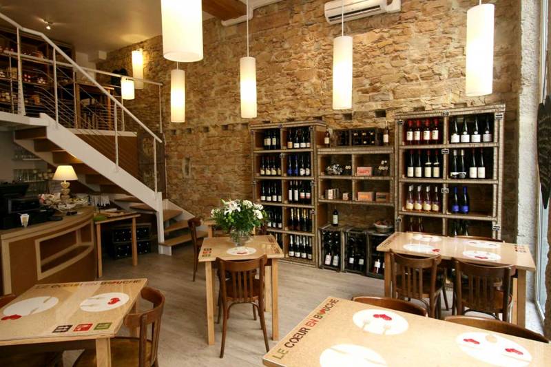 Agencement intérieur d'un restaurant Bio à Lyon 6