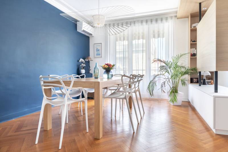 Aménagement intérieur chic et contemporain pour un appartement à Lyon