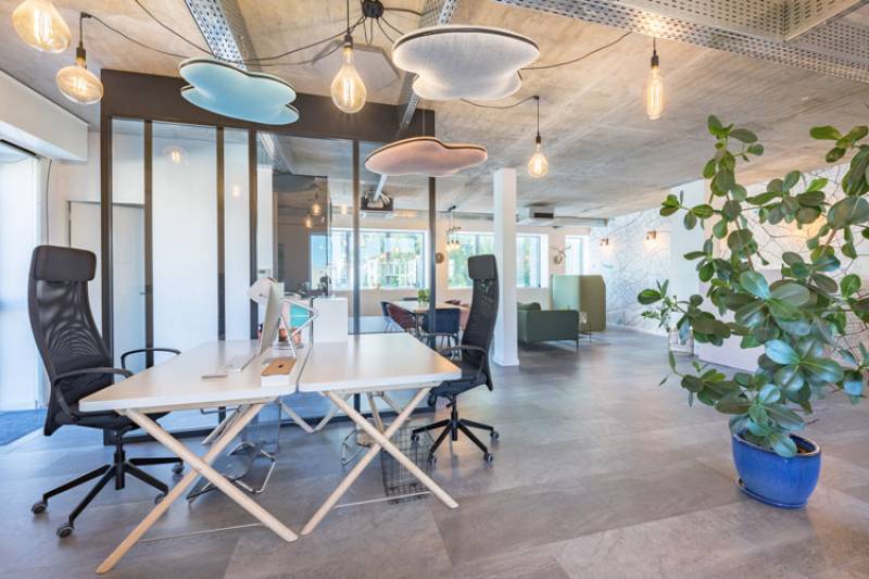 Bureau ouvert en Open space 